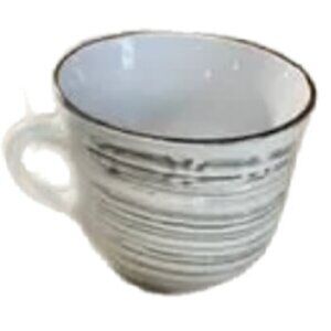 Pfaltzgraff Trellis White Coffee Mug Set (2) NWOT